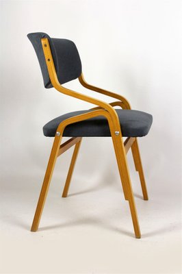 Czech Bent Plywood Chairs from Holesov, 1970s, Set of 4-WVS-982679