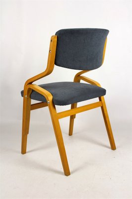 Czech Bent Plywood Chairs from Holesov, 1970s, Set of 4-WVS-982679