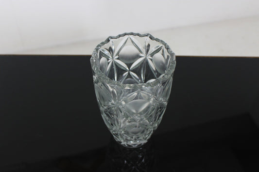 Czech Bohemia Glass Vase, 1970s