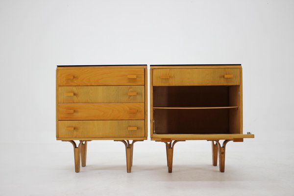 Czech Chest of Drawers by Frantisek Mezulanik, 1960s, Set of 2-TZ-1271426