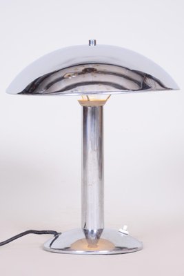 Czech Chrome Bauhaus Table Lamp, 1930s, Set of 2-WHY-1000760