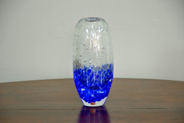 Czech Glass Vase by Jaroslav Svoboda for Skrdlovice/Beranek, 1960s-QZZ-706505