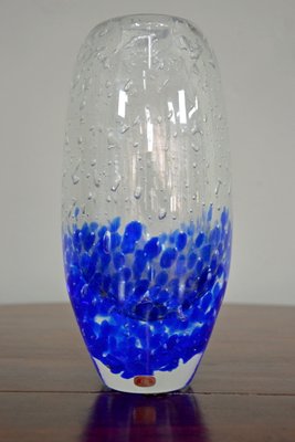 Czech Glass Vase by Jaroslav Svoboda for Skrdlovice/Beranek, 1960s-QZZ-706505