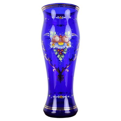 Czech Glass Vase from Novoborské Sklo, 1970s-TZ-1192563