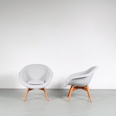 Czech Lounge Chairs by Frantisek Jirak, 1950s, Set of 2-GG-1082064