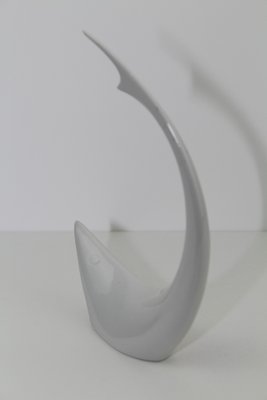 Czech Porcelain Shark Figure from Royal Dux, 1960s-ZWH-796625