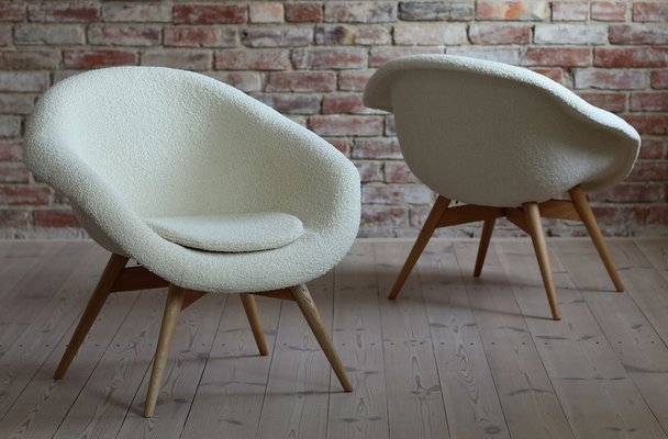 Czech Republican Lounge Chairs by Miroslav Navrátil, 1950s, Set of 2-MJR-1336752