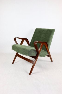 Czech Tatra Armchair in Olive Green attributed to Frantisek Jirak, 1970s-UJQ-2036240