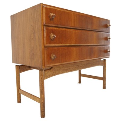 Czech Teak and Oak Chest of Drawers by Krasna Jizba, 1960s-TZ-1079009