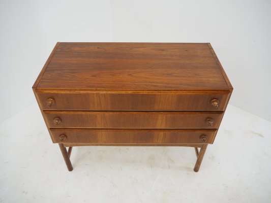 Czech Teak and Oak Chest of Drawers by Krasna Jizba, 1960s-TZ-1079009