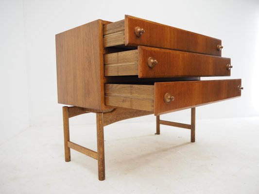 Czech Teak and Oak Chest of Drawers by Krasna Jizba, 1960s-TZ-1079009