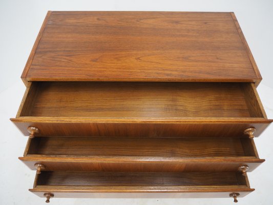 Czech Teak and Oak Chest of Drawers by Krasna Jizba, 1960s-TZ-1079009