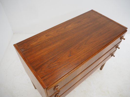 Czech Teak and Oak Chest of Drawers by Krasna Jizba, 1960s-TZ-1079009