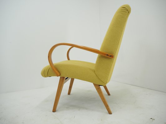 Czech Ton/Thonet Beech Armchairs, 1960s, Set of 2-TZ-1079006