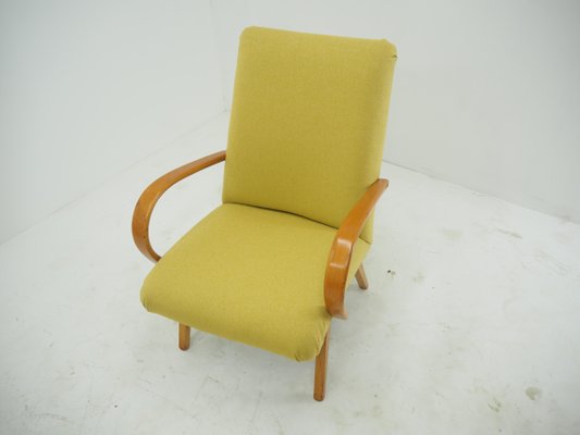 Czech Ton/Thonet Beech Armchairs, 1960s, Set of 2-TZ-1079006