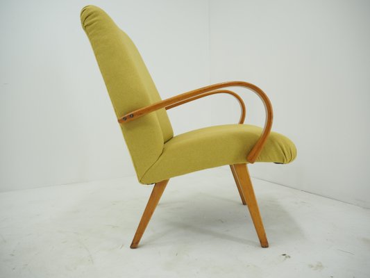 Czech Ton/Thonet Beech Armchairs, 1960s, Set of 2-TZ-1079006