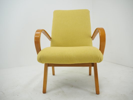 Czech Ton/Thonet Beech Armchairs, 1960s, Set of 2-TZ-1079006