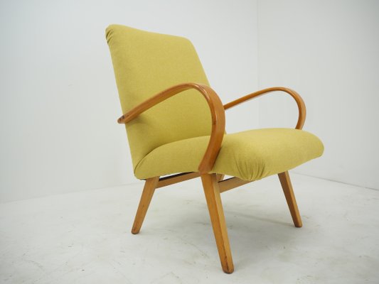 Czech Ton/Thonet Beech Armchairs, 1960s, Set of 2-TZ-1079006