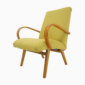 Czech Ton/Thonet Beech Armchairs, 1960s, Set of 2-TZ-1079006