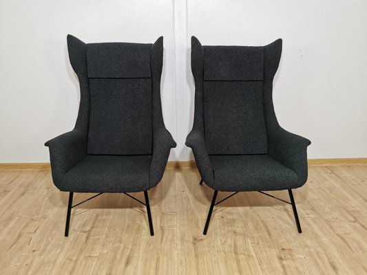 Czechoslovakia Lounge Chair by Miroslav Navratil, 1960s, Set of 2-QJA-1196013