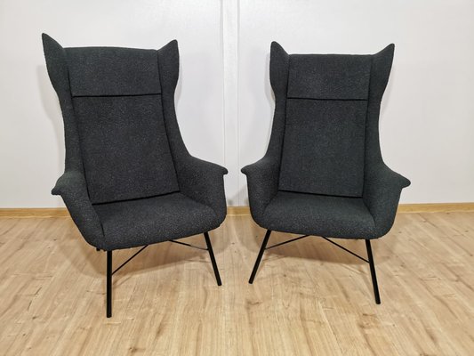 Czechoslovakia Lounge Chair by Miroslav Navratil, 1960s, Set of 2-QJA-1196013