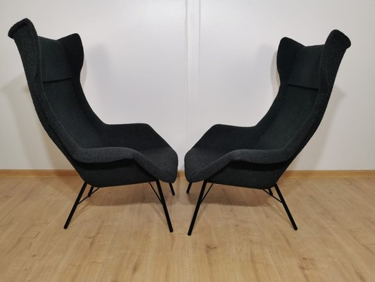 Czechoslovakia Lounge Chair by Miroslav Navratil, 1960s, Set of 2-QJA-1196013