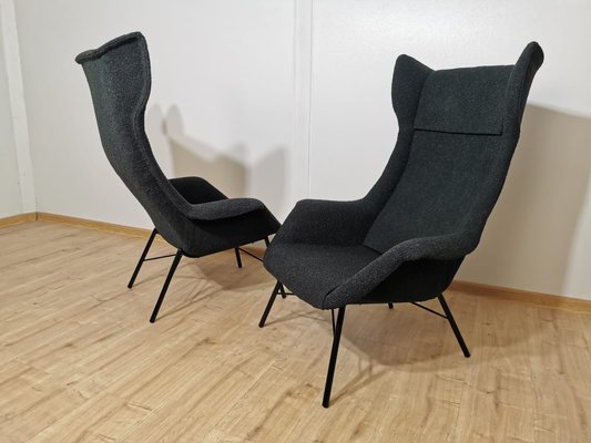 Czechoslovakia Lounge Chair by Miroslav Navratil, 1960s, Set of 2-QJA-1196013