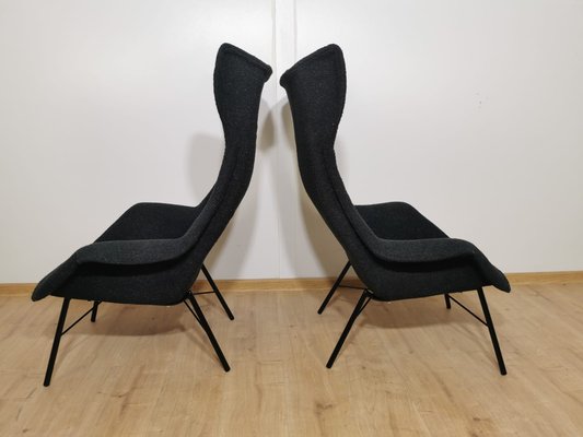 Czechoslovakia Lounge Chair by Miroslav Navratil, 1960s, Set of 2-QJA-1196013