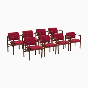 Czechoslovakian Armchairs, 1970s, Set of 8-ABO-1448632