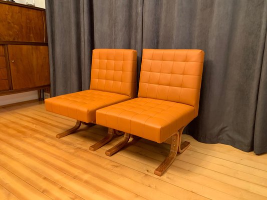 Czechoslovakian Armchairs by Ludvik Volak for Drevopodnik Holesov, 1960s, Set of 2-RTR-1162329