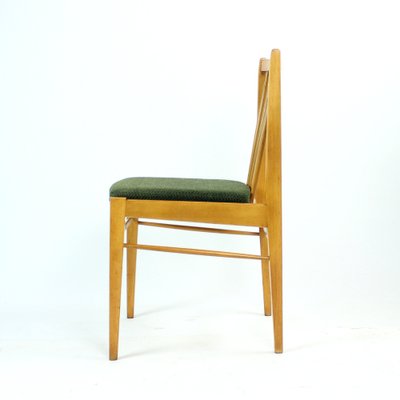 Czechoslovakian Blond Dining Chairs from Drevospoj, 1960s, Set of 4-UL-1270827