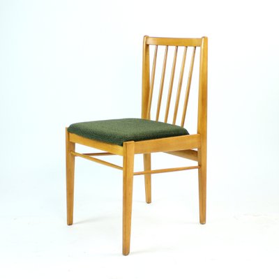 Czechoslovakian Blond Dining Chairs from Drevospoj, 1960s, Set of 4-UL-1270827