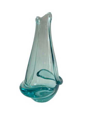 Czechoslovakian Blue Vase by Miroslav Klinger, 1960s-FSD-1797338