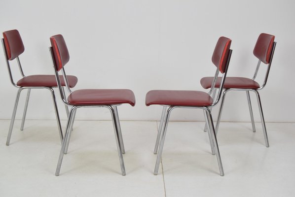 Czechoslovakian Chairs, 1970s, Set of 4-TZ-942406