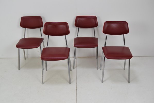 Czechoslovakian Chairs, 1970s, Set of 4-TZ-942406