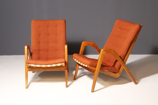 Czechoslovakian Chairs by Janěk Vaněk for Krásná Jizba, 1940s, Set of 2-HXT-2043775