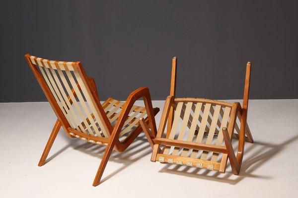 Czechoslovakian Chairs by Janěk Vaněk for Krásná Jizba, 1940s, Set of 2-HXT-2043775