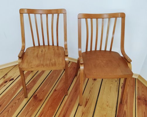 Czechoslovakian Chairs by L. Volák for Ton, 1960s, Set of 2-DHD-1251557