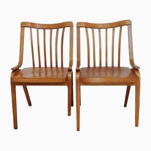 Czechoslovakian Chairs by L. Volák for Ton, 1960s, Set of 2-DHD-1251557