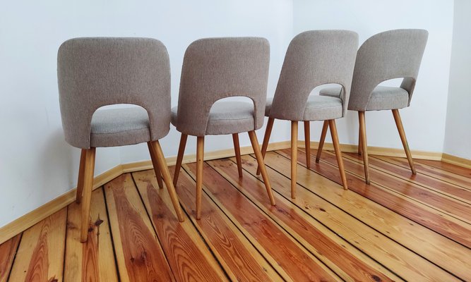 Czechoslovakian Chairs by O. Haerdtl for Ton, 1960s, Set of 4-DHD-1264731