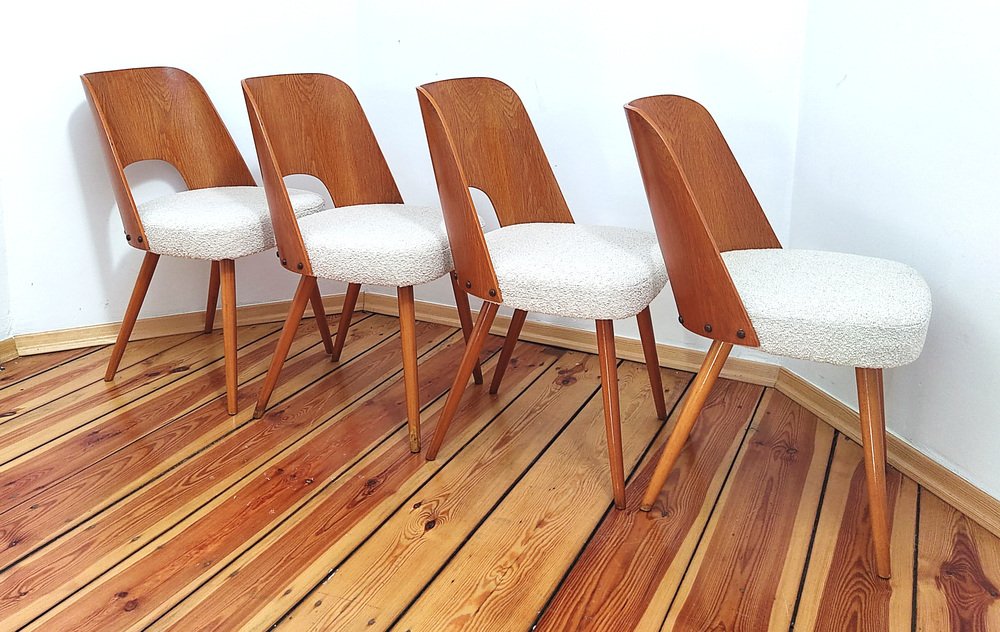 Czechoslovakian Chairs by O. Haerdtl for Ton, 1960s, Set of 4