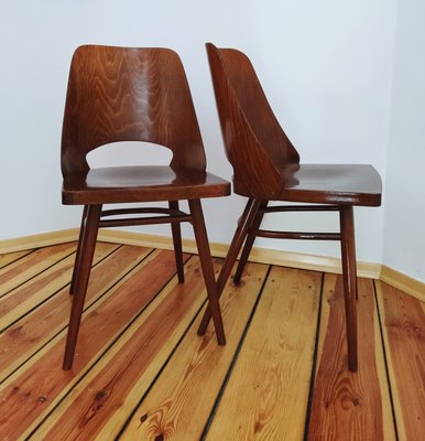 Czechoslovakian Chairs by O. Haerdtl for Ton, 1960s, Set of 4-DHD-1257437