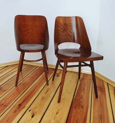 Czechoslovakian Chairs by O. Haerdtl for Ton, 1960s, Set of 4-DHD-1257437