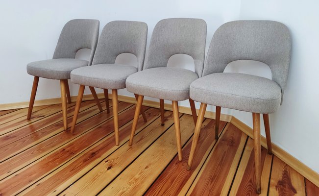 Czechoslovakian Chairs by O. Haerdtl for Ton, 1960s, Set of 4-DHD-1264731