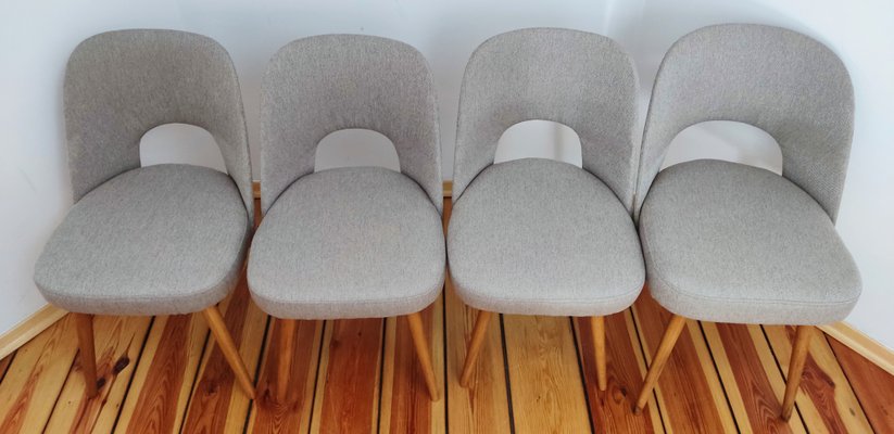 Czechoslovakian Chairs by O. Haerdtl for Ton, 1960s, Set of 4-DHD-1264731