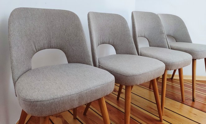 Czechoslovakian Chairs by O. Haerdtl for Ton, 1960s, Set of 4-DHD-1264731