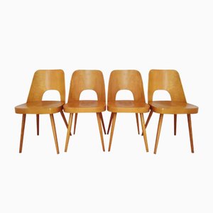 Czechoslovakian Chairs by O. Haerdtl for Ton, 1960s, Set of 4-DHD-1256138