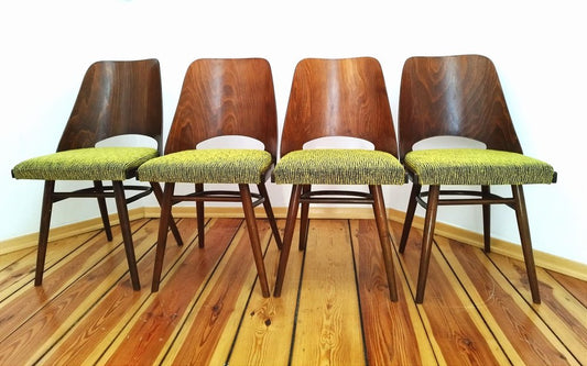 Czechoslovakian Chairs by O. Haerdtl for Ton, 1960s, Set of 5