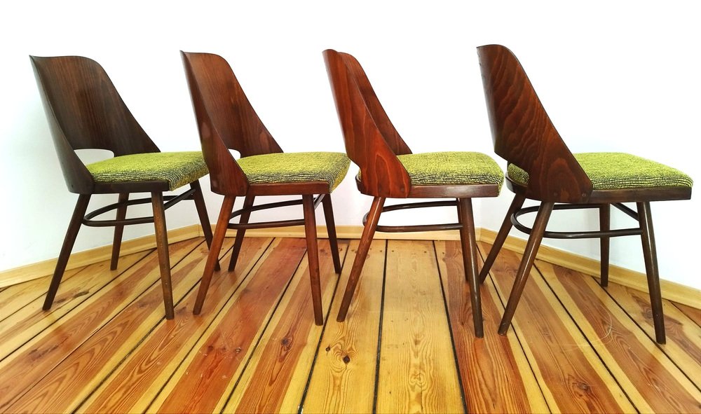 Czechoslovakian Chairs by O. Haerdtl for Ton, 1960s, Set of 5