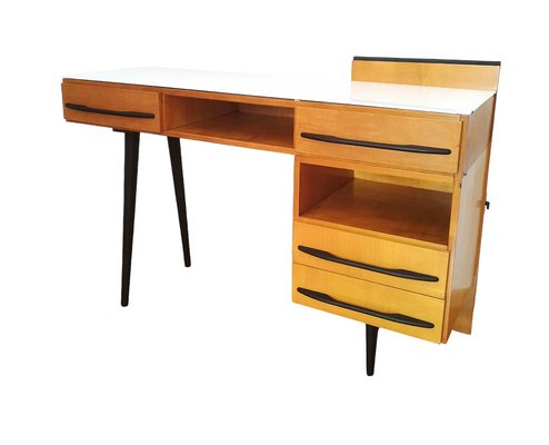 Czechoslovakian Desk by M. Pozar for Up Závody, 1960s, Set of 2-DHD-2033639